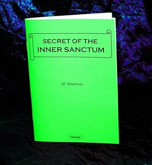 SECRET OF THE INNER SANCTUM BY M. MAXIMUS - Occult Books Occultism Magick Witch Witchcraft Goetia...