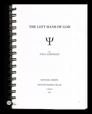 Image du vendeur pour The Left Hand of God by Paul Hoffman mis en vente par MW Books Ltd.