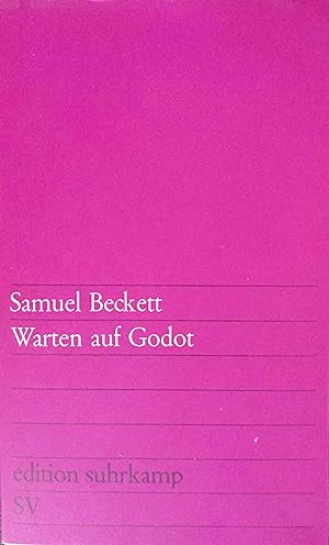 Imagen del vendedor de Warten auf Godot. Samuel Beckett. [Aus d. Franz. Dt. von Elmar Tophoven] / edition suhrkamp ; 3 a la venta por Logo Books Buch-Antiquariat