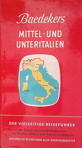 Mittel- und Unteritalien mit Sizilien und Sardinien. Baedekers Autoreiseführer