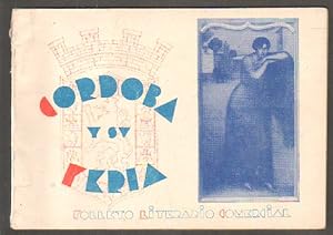 CÓRDOBA Y SU FERIA, FOLLETO LITERARIO-COMERCIAL, AÑO 1934