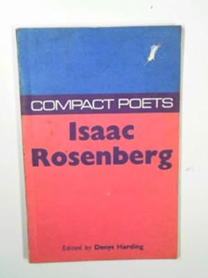 Seller image for Poems by Isaac Rosenberg for sale by Cotswold Internet Books