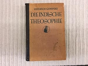 Bild des Verkufers fr Die indische Theosophie. Vom geschichtlichen Standpunkt gemeinverstndlich dargestellt zum Verkauf von Genossenschaft Poete-Nscht