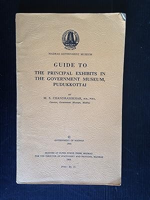 Seller image for Guide to the principal exhibits in the Government Museum Pudukkottai, Madras for sale by Stadion Books