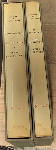 Bild des Verkufers fr Courrier Sud - Vol de Nuit. Terre des Hommes - Le Petit Prince. Pilote de Guerre - Lettres  un Otage. Citadelle zum Verkauf von Manubooks01