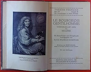 Imagen del vendedor de Thatre franais Band 28 Ausgabe B. Mit Anmerkungen in einem Anhange. Le Bourgeois Gentilhomme comdie-ballet par Molire. Velhagen & Klasings Sammlung franzsischer und englischer Schulausgaben a la venta por biblion2