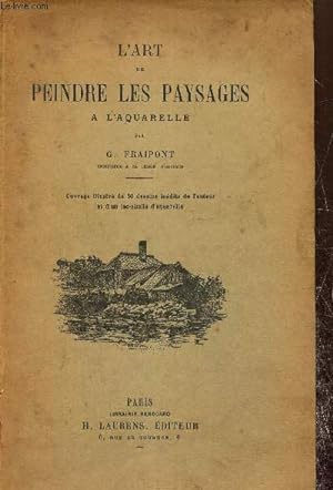 Seller image for L'art de peindre les paysages  l'aquarelle for sale by Le-Livre