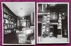 2 Original-Fotos des Ladeninnern der Firma August Nagel Cigarren-Cigaretten, Berlin W, Wilhelmstr...