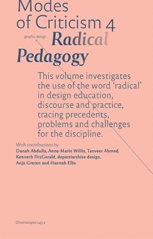 Seller image for Modes of Criticism : Radical Pedagogy for sale by GreatBookPrices