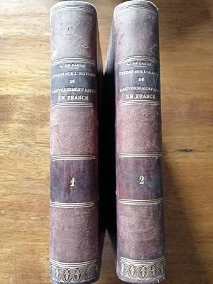 Essai sur l histoire du gouvernement représentatif en France de 1789 à 1848 complet en 2 volumes ...