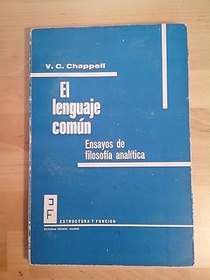 Seller image for El lenguaje comn. Ensayos de filosofa analtica for sale by Llibres Bombeta
