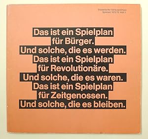 Das ist ein Spielplan für Bürger. Und solche, die es werden. Das ist ein Spielplan für Revolution...