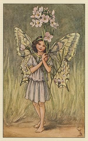 Immagine del venditore per The Ladys Smock Flower Fairy Old Book Stunning Postcard venduto da Postcard Finder