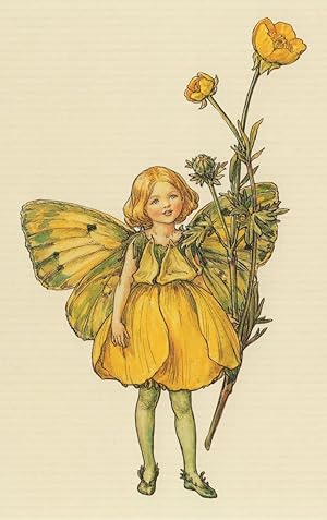 Immagine del venditore per The Buttercup Flower Fairy Old Book Stunning Postcard venduto da Postcard Finder