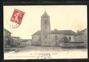 Carte postale Villiers-sur-Morin, L`Èglise