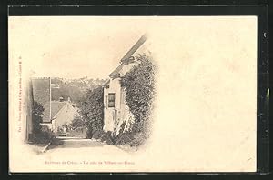 Carte postale Villiers-sur-Morin, vue de la rue