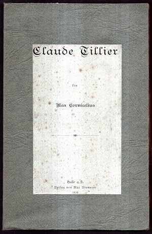 Seller image for Claude Tillier. for sale by Antiquariat Dennis R. Plummer