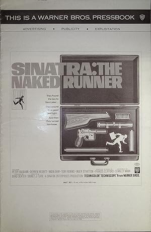 Image du vendeur pour The Naked Runner Pressbook 1967 Frank Sinatra, Peter Vaughan mis en vente par AcornBooksNH