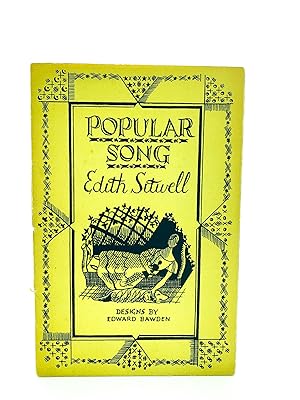 Image du vendeur pour Popular Song mis en vente par Cheltenham Rare Books