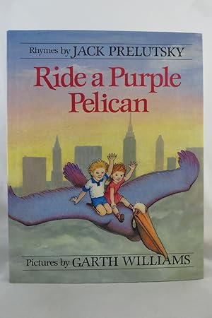 Bild des Verkufers fr RIDE A PURPLE PELICAN (DJ protected by a brand new, clear, acid-free mylar cover) (Signed by Author) zum Verkauf von Sage Rare & Collectible Books, IOBA