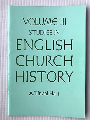 Immagine del venditore per Studies in English Church History: v. 3 venduto da Beach Hut Books