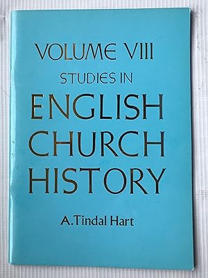 Immagine del venditore per Studies in English Church History: v. 8 venduto da Beach Hut Books