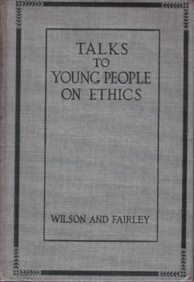 Bild des Verkufers fr Talks to Young People on Ethics zum Verkauf von Reflection Publications