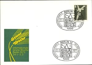Ansichtskarte / Postkarte Berlin Charlottenburg, Internationale Grüne Woche 1975, 2. Internat. Sa...