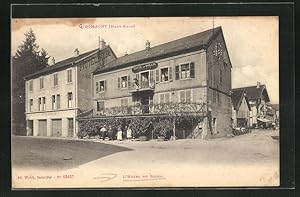 Carte postale Giromagny, l'Hotel du Soleil