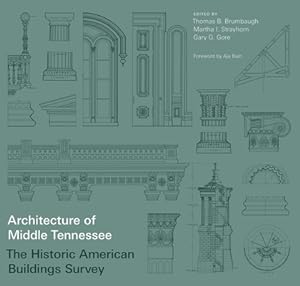 Seller image for Architecture of Middle Tennessee: The Historic American Buildings Survey (Paperback or Softback) for sale by BargainBookStores