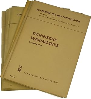 Bild des Verkufers fr Technische Wrmelehre (Lehrbriefe fr das Fernstudium 2-8), zum Verkauf von Versandantiquariat Hbald