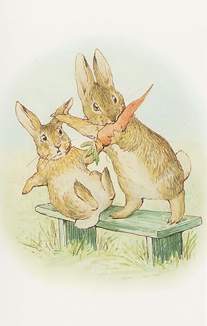 Imagen del vendedor de The Story Of A Fierce Bad Rabbit 1906 Beatrix Potter Book Postcard a la venta por Postcard Finder