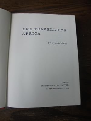 Imagen del vendedor de One Traveller's Africa a la venta por El Pinarillo Books