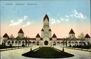 Imagen del vendedor de Ansichtskarte / Postkarte Leipzig in Sachsen, Sdfriedhof, Krematorium a la venta por akpool GmbH