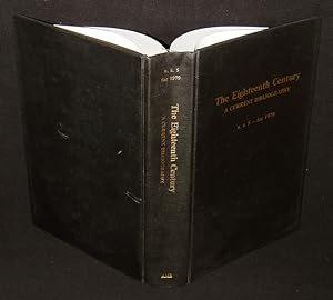Immagine del venditore per The Eighteenth Century: A Current Bibliography. n. s. 5 - for 1979 venduto da Abraxas-libris