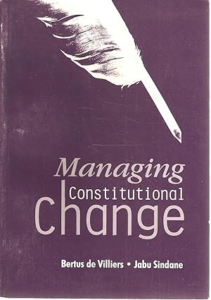 Image du vendeur pour Managing Constitutional Change mis en vente par Snookerybooks