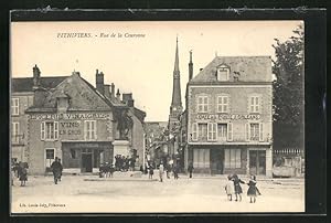 Carte postale Pithiviers, Cafe et Epicerie en Rue de la Couronne