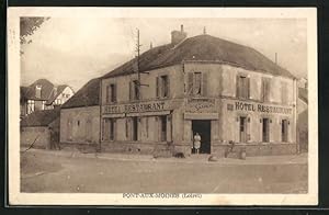 Carte postale Pont-aux-Moines, Hotel-Restaurant Ches Gaslon