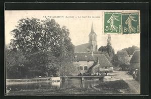 Carte postale Saint-Gondon, La Gue du Moulin