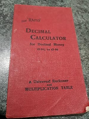 Seller image for The 'Rapid' Decimal Calculator for sale by SGOIS
