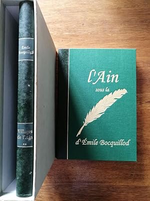 Imagen del vendedor de L Ain sous la plume d'Emile Bocquillod 1996 - BOCQUILLOD Emile - Rgionalisme Bresse Bugey Dombes Valromey Pays de Gex Edition numrote 2 volumes illustr par Grobon a la venta por Artax