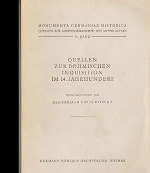Quellen zur böhmischen Inquisition im 14. Jahrhundert.