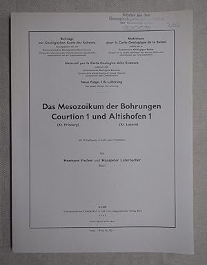 Das Mesozoikum der Bohrungen Courtion 1 (Kt. Fribourg) und Altishofen (Kt. Luzern). Beiträge Geol...