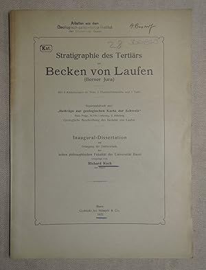Stratigraphie des Tertiärs im Becken von Laufen (Berner Jura). Inaugural-Dissertation Universität...