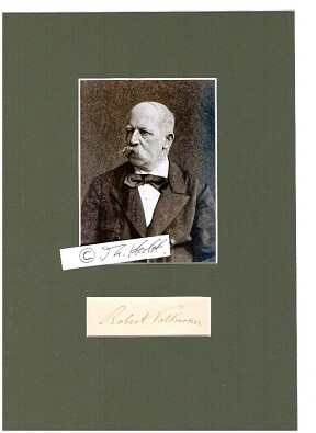 Immagine del venditore per ROBERT VOLKMANN (1815-1883) deutscher Komponist, Professor fr Komposition an der Landesakademie in Budapest, befreundet mit Johannes Brahms und Franz Liszt venduto da Herbst-Auktionen