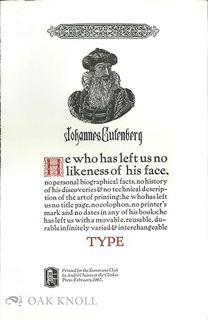 JOHANNES GUTENBERG