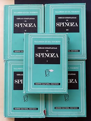 Obras completas de Spinoza. 5 Tomos.