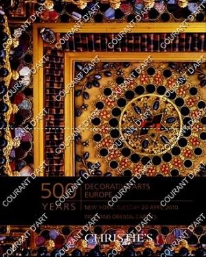 500 YEARS. DECORATIVE ARTS EUROPE. INCLUDING ORIENTAL CARPETS. [ASSEMBLED ORMOLU-MOUNTED SEVRES S...