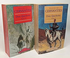 Imagen del vendedor de L'ingnieux Hidalgo Don Quichotte de la Manche - tome un et deux - traduit de l'espagnol par Louis Viardot a la venta por crealivres