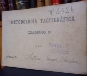 METODOLOGÍA TAQUIGRÁFICA - Cuaderno IV